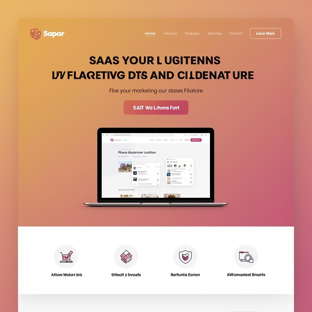 Nimbus | SaaS Landing Page preview